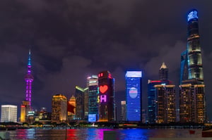 Shanghai Night Skyline