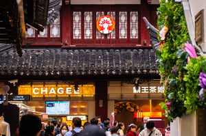 Trà sữa CHAGEE Milk Tea tại Trung Quốc