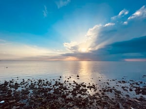 Sunrise On The Sea