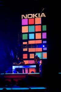 DJ at a Nokia Event