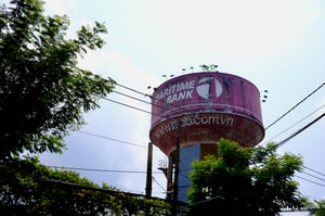 Một quảng cáo ngoài  trời của Maritime Bank