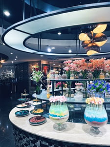 Quầy tráng miệng tại một nhà hàng