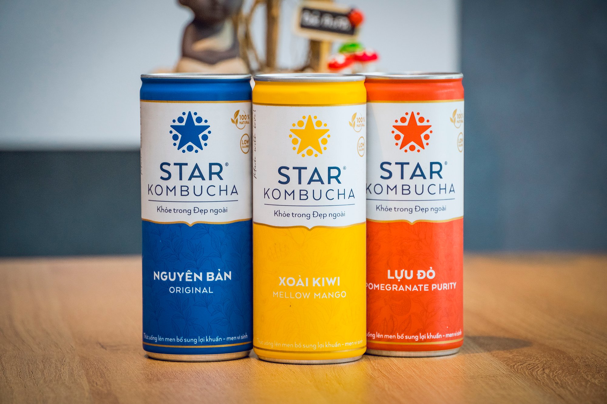 Star Kombucha cans