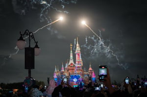 Disney Logo Opening Fireworks