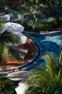 Relaxing Resort Pool Wallpaper