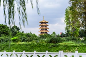 Một ngôi chùa ở Thượng Hải