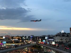 Hoàng hôn trên Ngã năm Chuồng Chó
