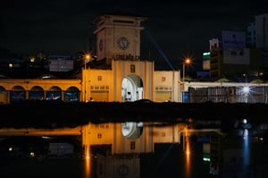 Ben Thanh Market At Night