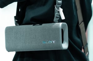 A portable sound speaker froM Sony