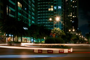 Vòng xoay nội khu Vinhomes