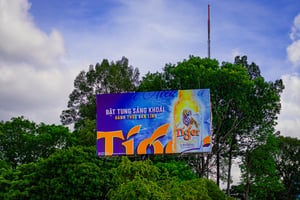 Bảng quảng cáo OOH của Tiger Beer