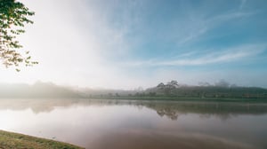 Sương sớm ở Hồ Xuân Hương