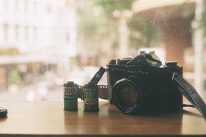 Máy ảnh film SLR Pentax Spotmatic màu đen