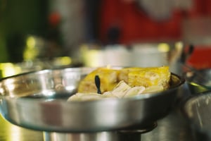 Món bánh chuối hấp