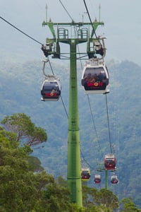 Cáp treo tại Bà Nà Hills