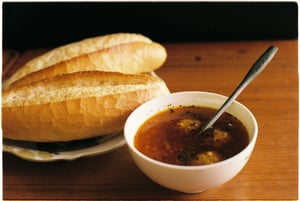 Món bánh mì xíu mại Đà Lạt