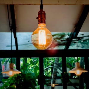 A light bulb