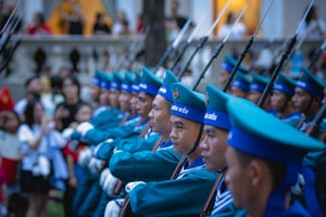 Tổng duyệt Diễu binh 30/4/2025: Hải quân biển