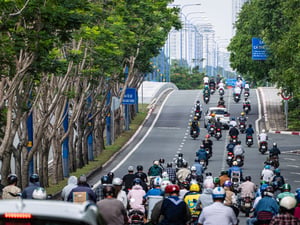 Giao thông trên đường Mai Chí Thọ