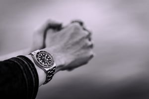 A luxury Rolex Submariner watch