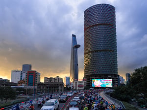 Bitexco and Saigon Tower ONE