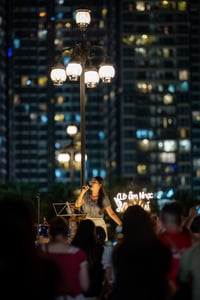 CLB Âm nhạc Vin Vui ở Vinhomes Central Park biểu diễn