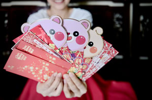 Những bao lì xì với nhiều mẫu mã