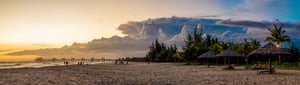 Hồ Tràm Sunset Panorama on the beach