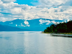 Cảnh quang hồ Kootenay