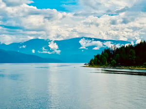 Cảnh quang hồ Kootenay
