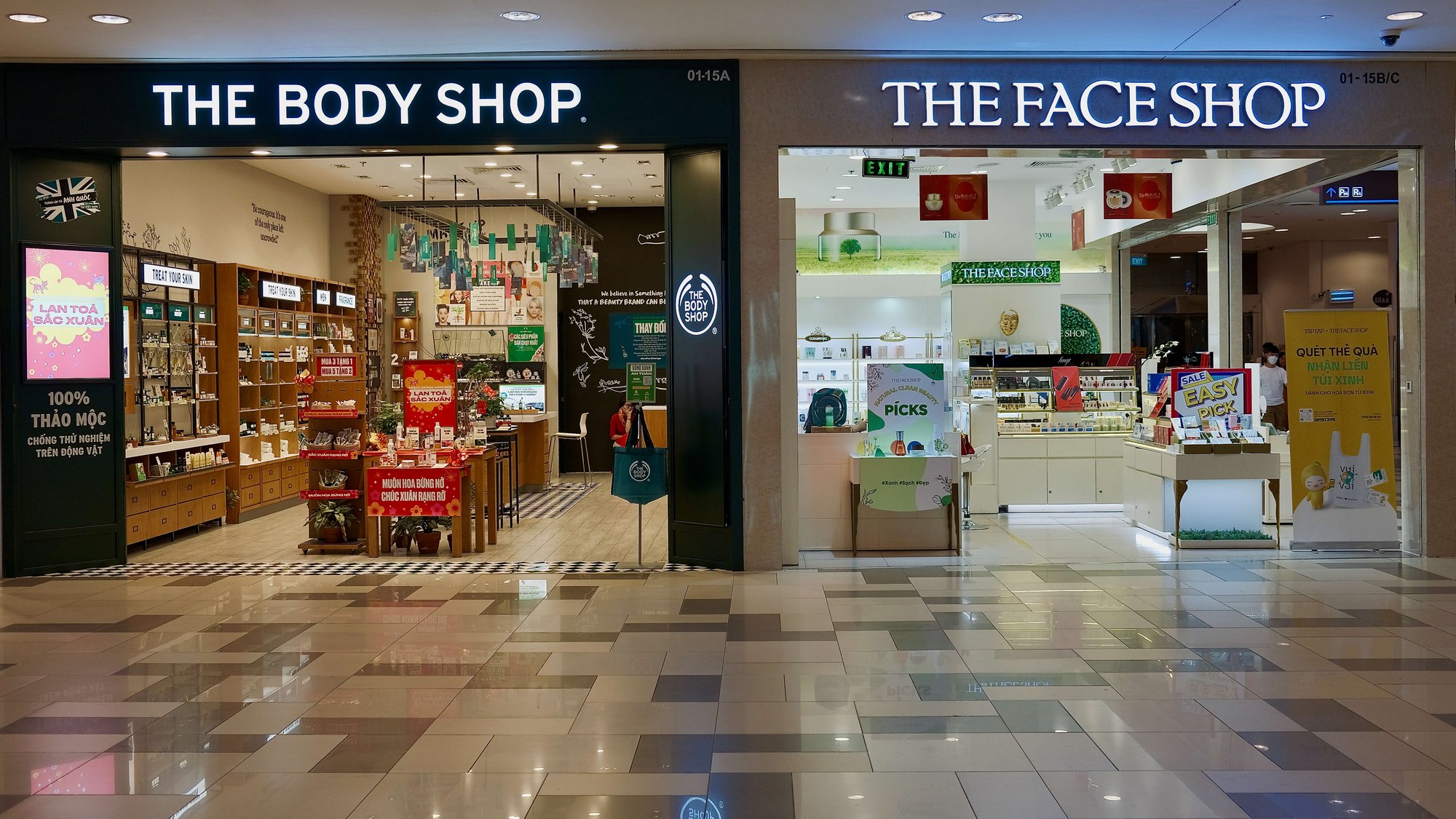 Cosmetic stores