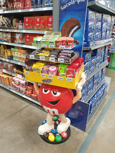 M&M Chocolate Mascot