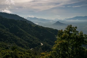 Green Mountains and White Clouds