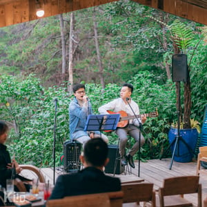 Singing in the forest