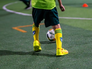 Dribbling the ball