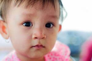 A portrait of a kid