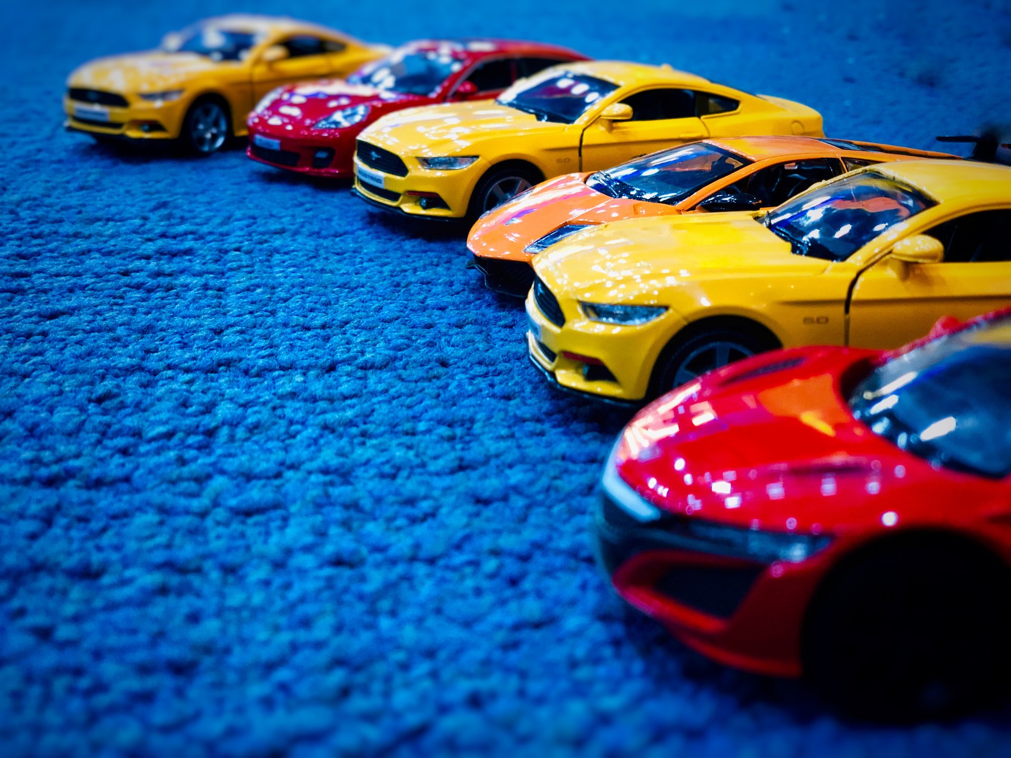 Car Collection Toys Close-up
