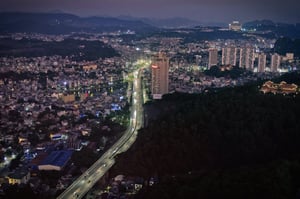 Ha Long City from above