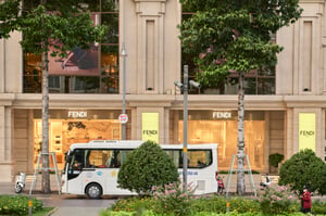 Cửa hàng Fendi tại Phố đi bộ Nguyễn Huệ