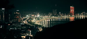 Thành phố Quy Nhơn về đêm