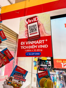 Poster VinID in Vinmart
