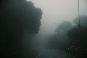Sương mù ngày mưa