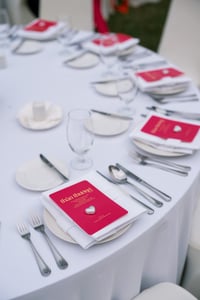 Wedding Table Setup