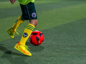 Receiving the ball