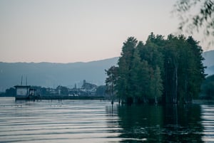 Hoàng hôn trên hồ Nhĩ Hải