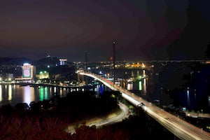 Ảnh phơi sáng Cầu Bãi Cháy, Hạ Long