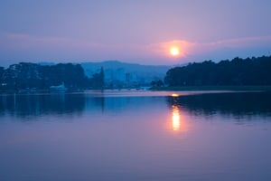 Xuan Huong Lake in Dalat