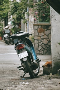 Chiếc xe Honda cũ