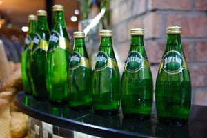 Perrier bottles