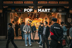Pop Mart Store in Yuyuan Bazaar, Shanghai